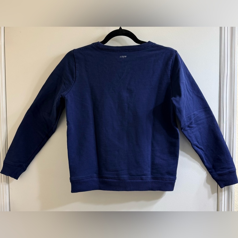 J. Crew Navy Blue Vintage style 1983 Crew Neck Sweater Size XS - Picture 2 of 5